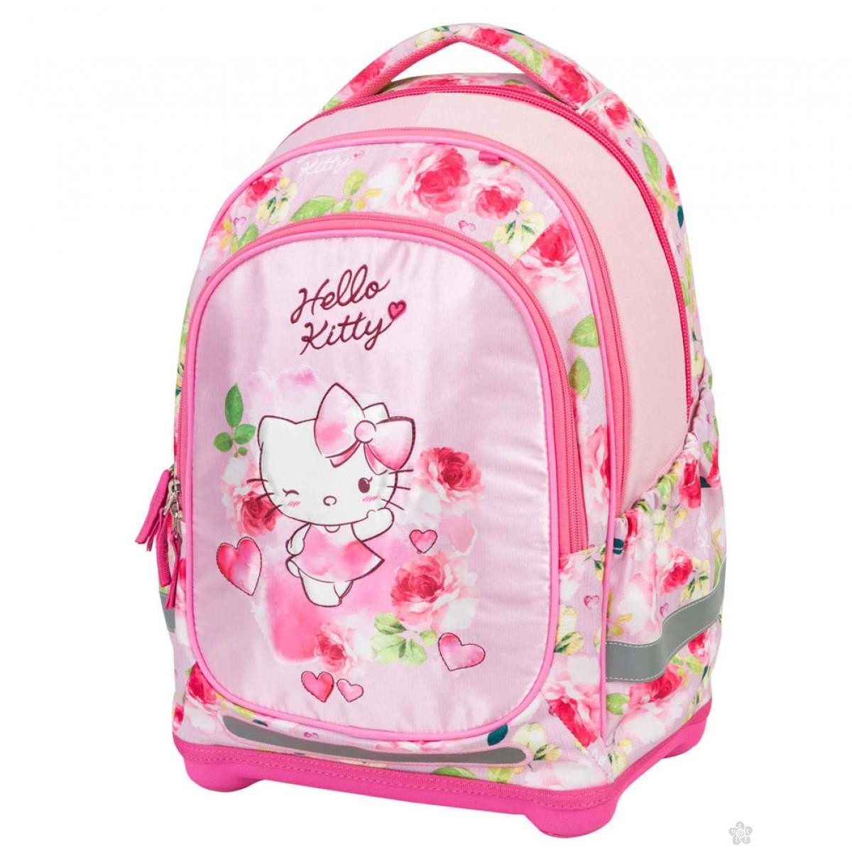 Ranac za devojčice Superlight Hello Kitty Loves You, Roze