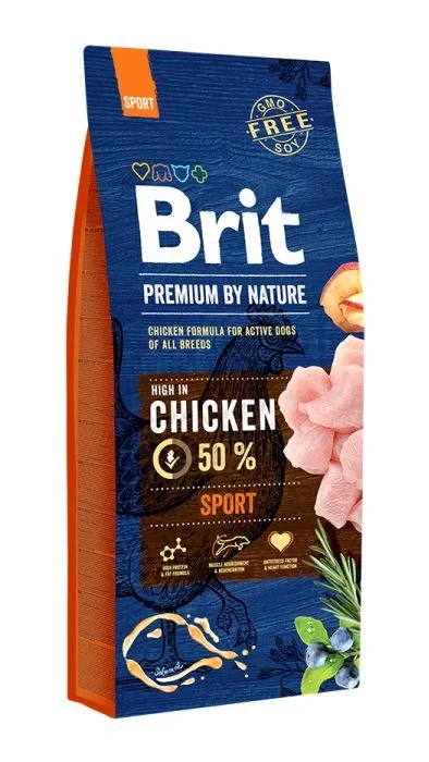 BRIT Hrana za pse Premium by Nature Sport, 15kg