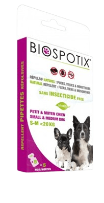 BIOSPOTIX Antiparazitske Ampule za pse SpotOn do 20kg, Protiv Kožnih Parazita