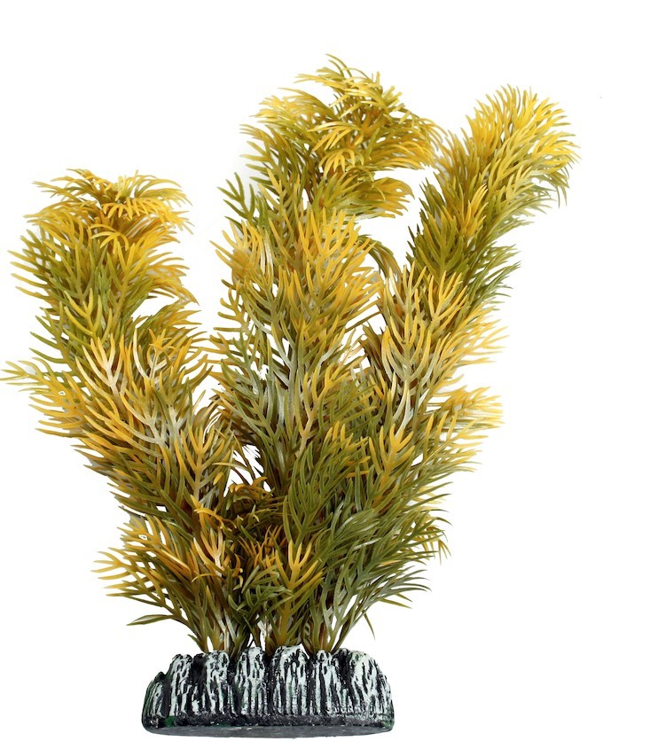 FLAMINGO Dekoracija za akvarijum Kuba, 20cm, Zeleno-narandžasta