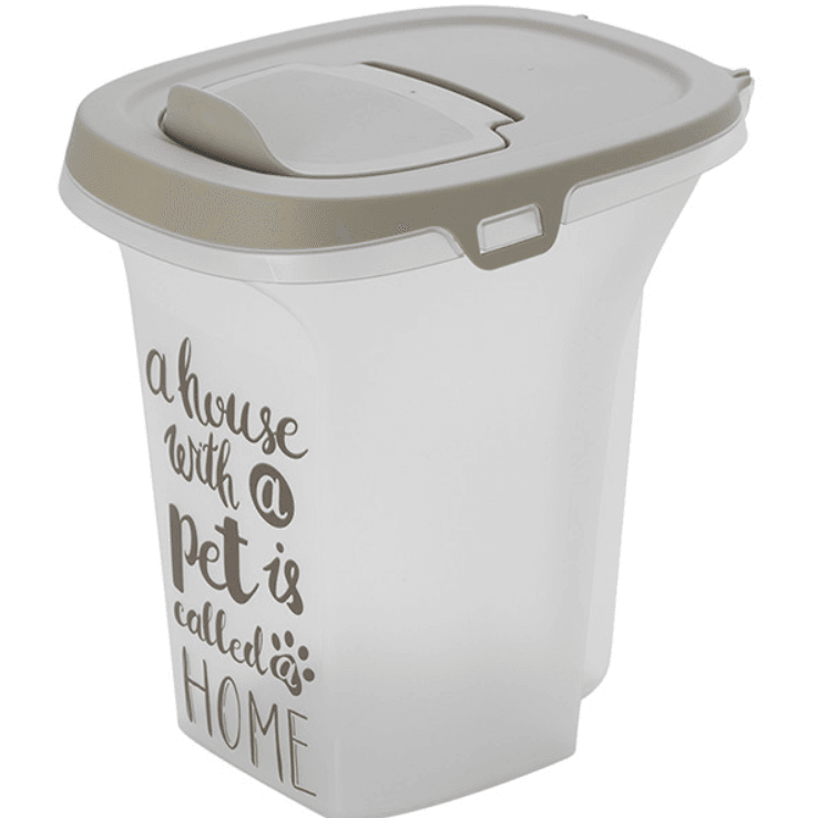 MODERNA Kantica za čuvanje granulirane hrane Trendy Story Pet Wisdom, 6l, Sivo-bela