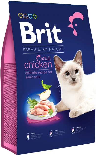 BRIT Premium by Nature Hrana za mačke, Piletina, 8kg