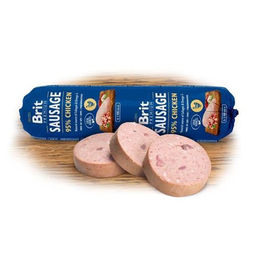 BRIT Premium by Nature Poslastica za pse, Pileća kobasica, 800g