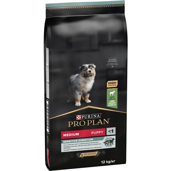 PURINA PRO PLAN Hrana za pse Medium Sensitive Digestion Puppy Jagnjetina 12kg
