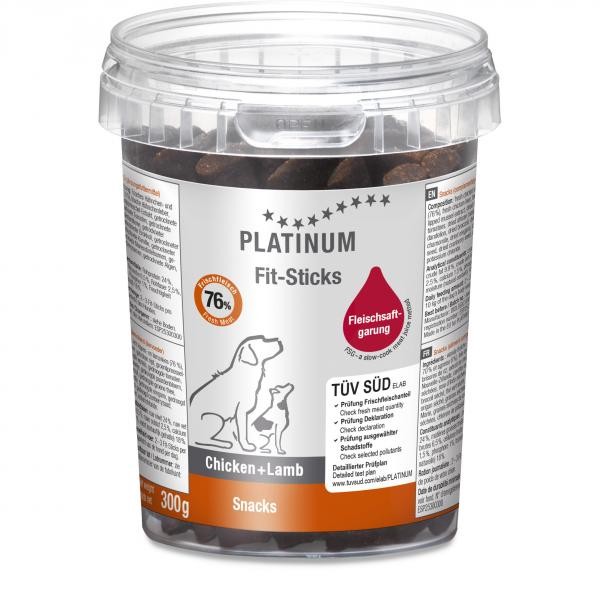 PLATINUM Poslastica za pse Fit-Sticks Piletina i Jagnjetina 300g