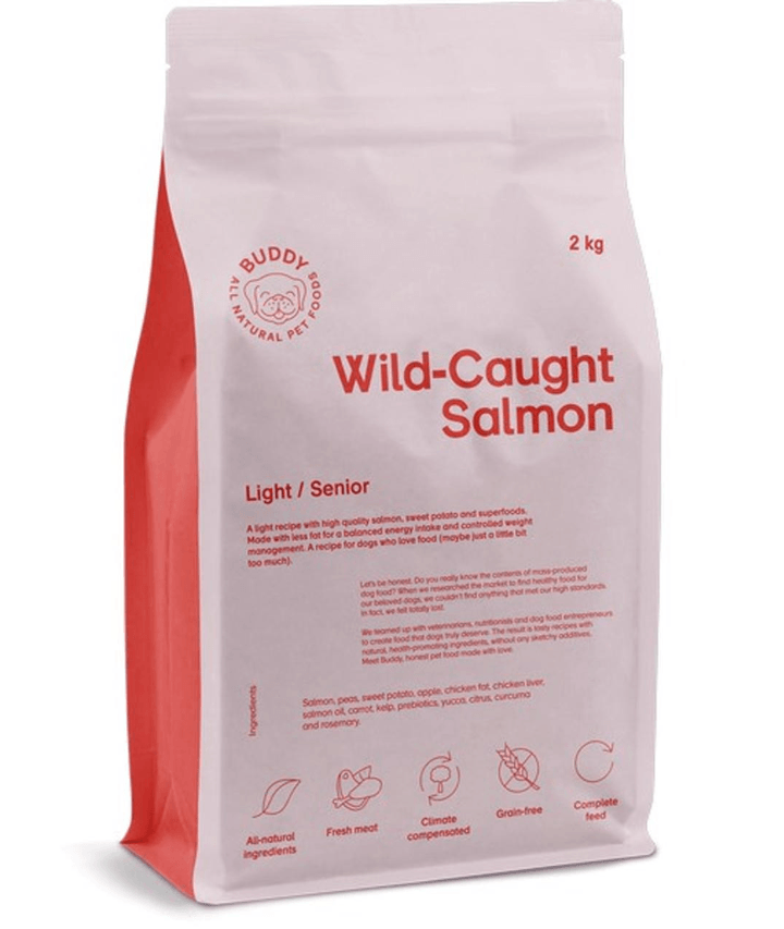Buddy Suva hrana za stare pse sa smanjenom težinom, Divlji losos, 2kg