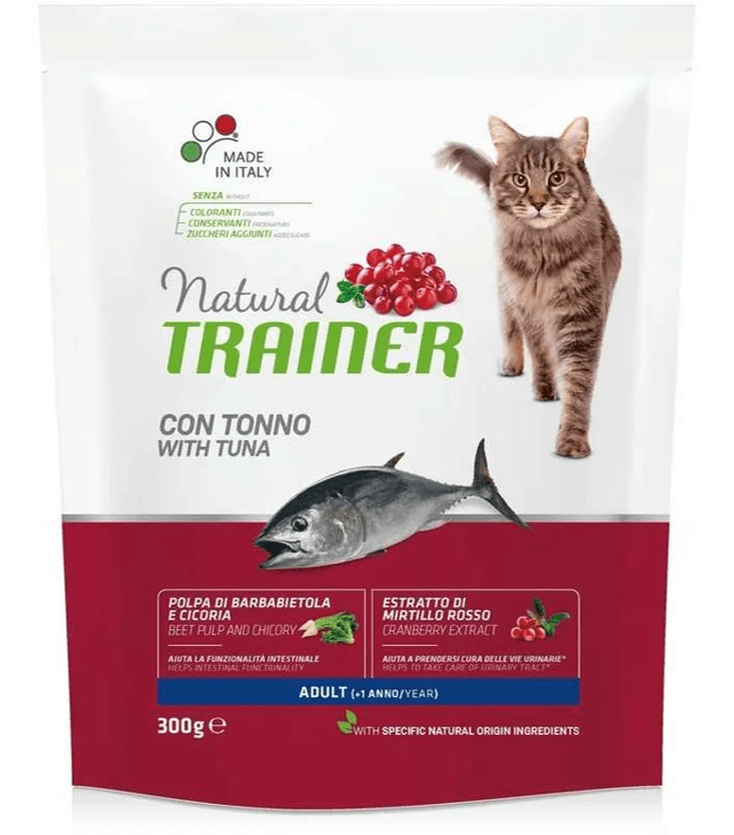 Natural Trainer Suva hrana za odrasle mačke, Tuna, 0.3kg
