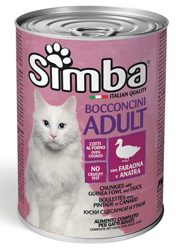 Simba Briketi za odrasle mačke, Biserka i pačetina, 0.415kg