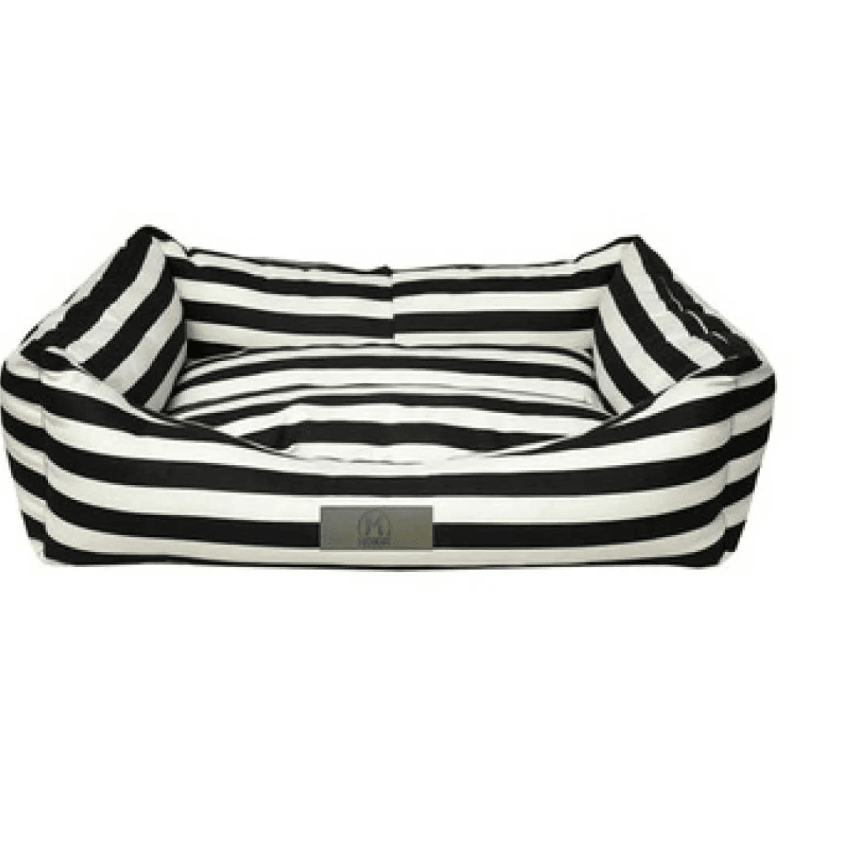 MOKSI Krevet za pse i mačke Makaron XL VR09, 110x80x22cm, Crno-beli