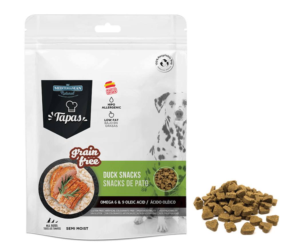 Mediterranean Mesne poslastice za pse Tapas Grain Free, Pačetina, 150 g