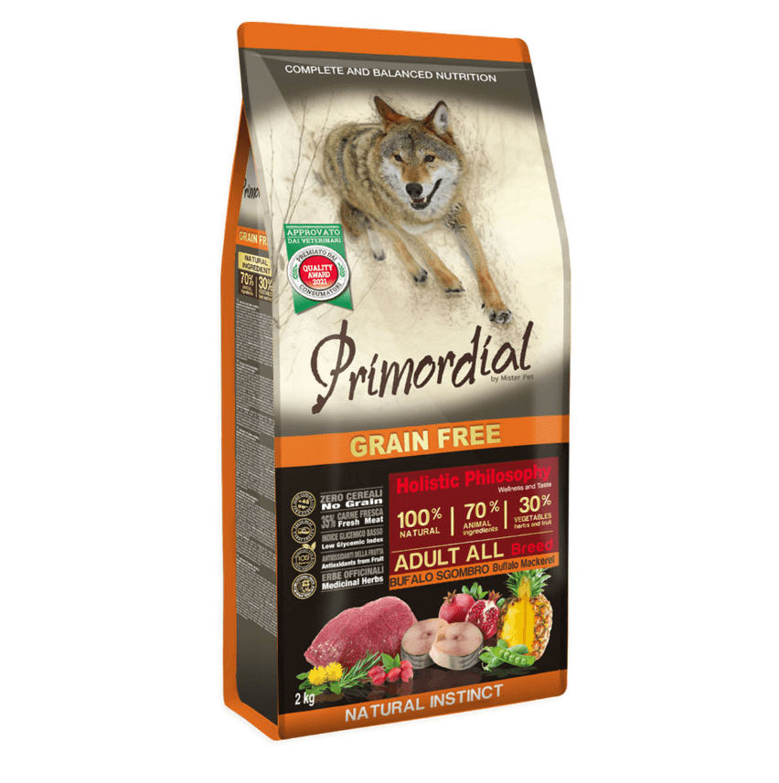 Mister pet Hrana za pse Primordial Adult, Bivol i skuša, 2 kg