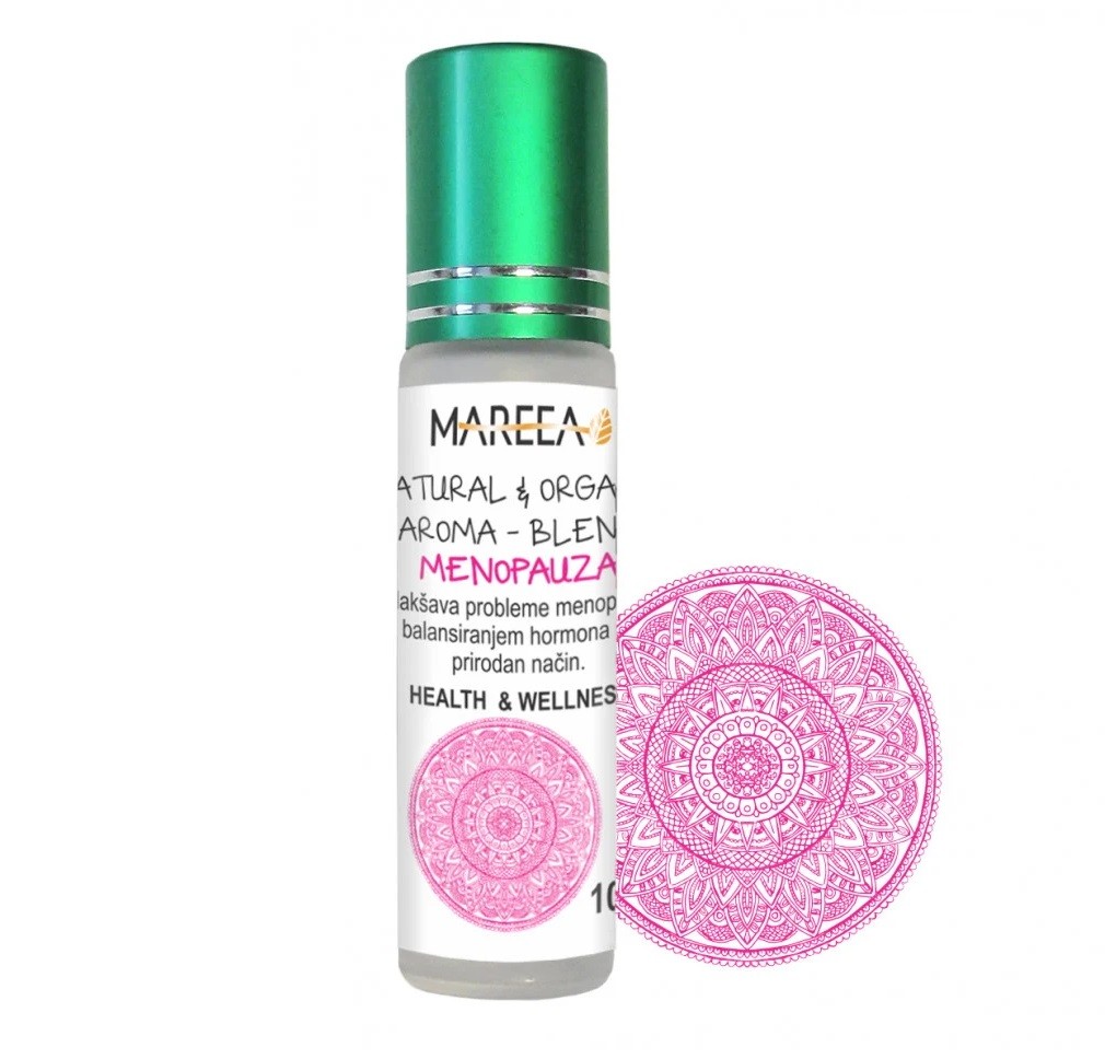 Mareea Prirodni aromaterapijski roll-on za ublažavanje simptoma menopauze, 10 ml