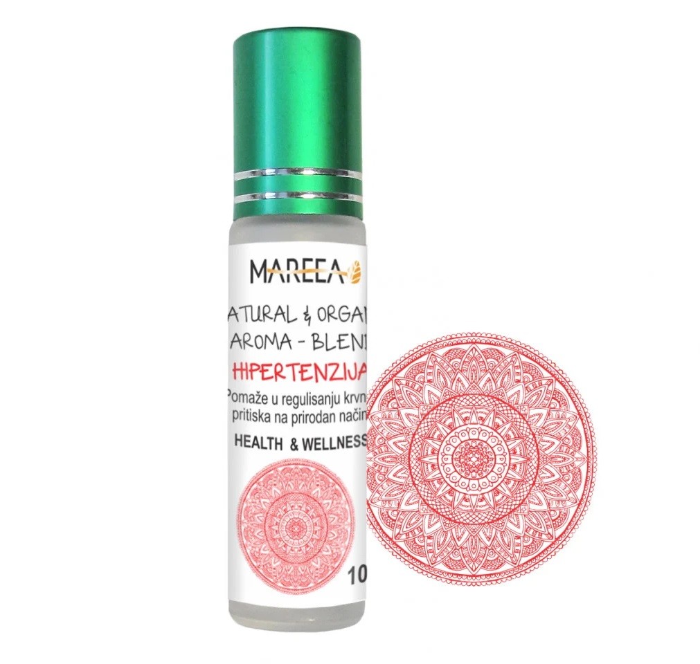 Prirodni aromaterapijski roll-on za podršku regulaciji krvnog pritiska, 10 ml