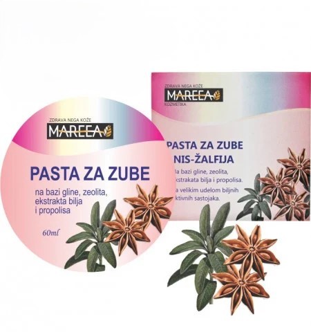 Mareea Pasta za zube, Anis i žalfija, 75 g
