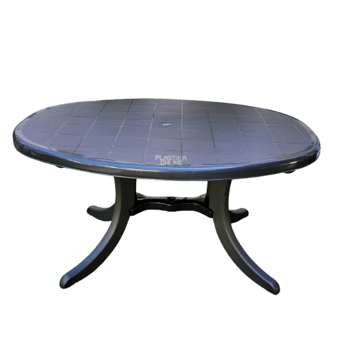 Sanja IPPI Plastični sto Orlando 140 cm, Crni