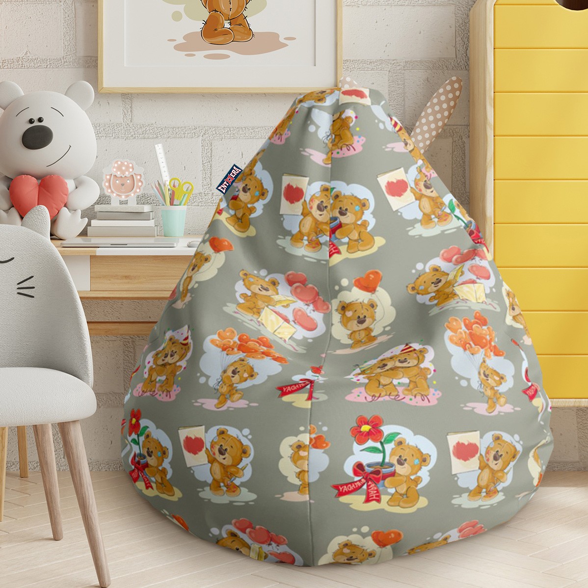 ENTERA Lazy Bag 106, Veliki, Sivi