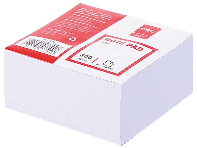 Deli Stikeri 7700, 91x87mm, 300 lista, Beli