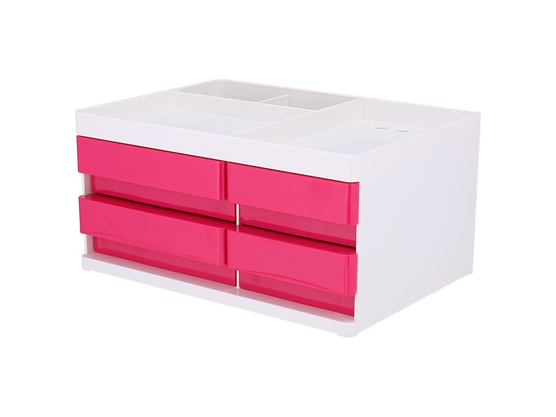 Deli Stoni organizer za dokumenta EZ25040, Belo- roze