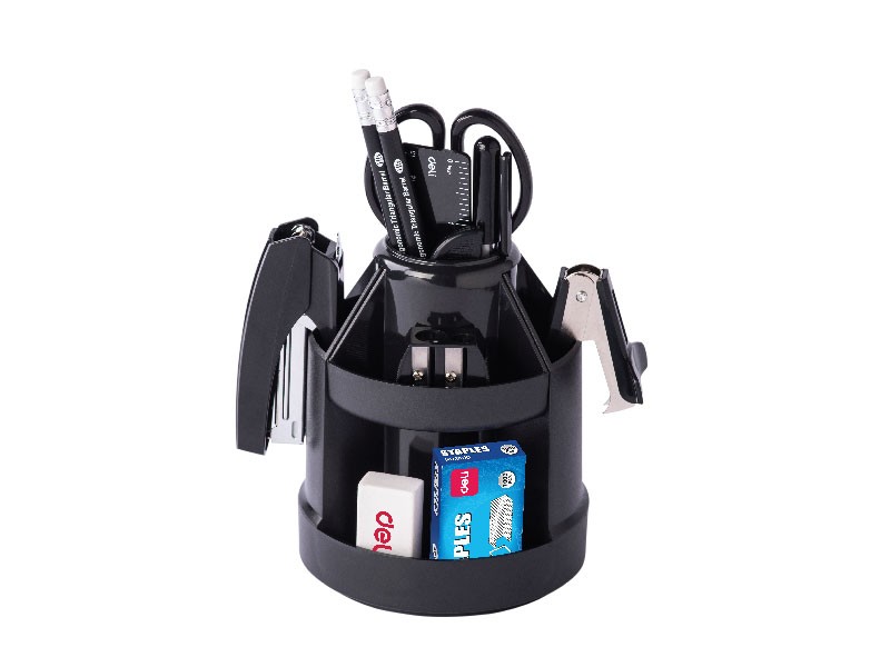 Deli Set kancelarijskog pribora E38250A, Crni