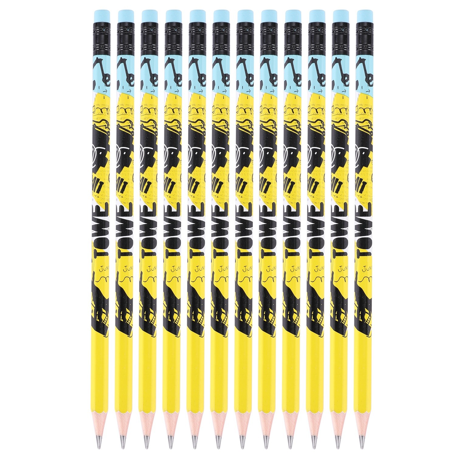 DELI Grafitne olovke sa gumicom Grafiti EU53200, 2B, 12 komada