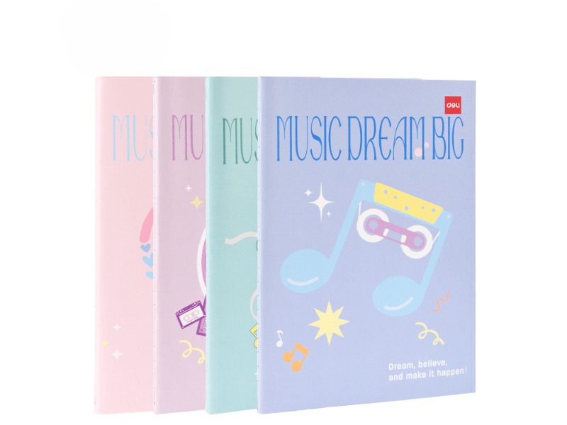 Deli Blok stikeri u bojama EA612, 40 lista, 4 komada