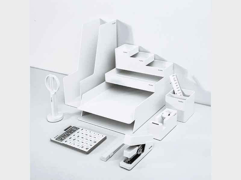 Deli Set kancelarijskog pribora Lux NS003, Beli