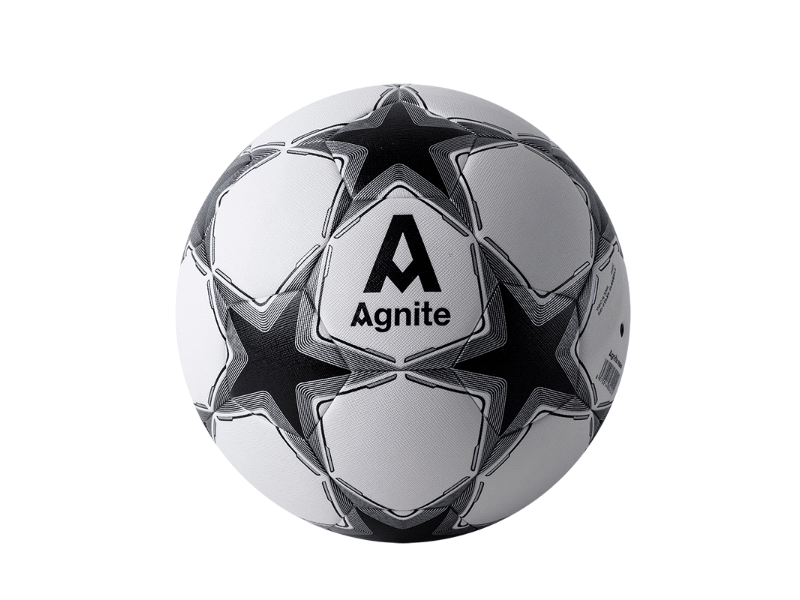 AGNITE Lopta za fudbal F1231, Belo - crna