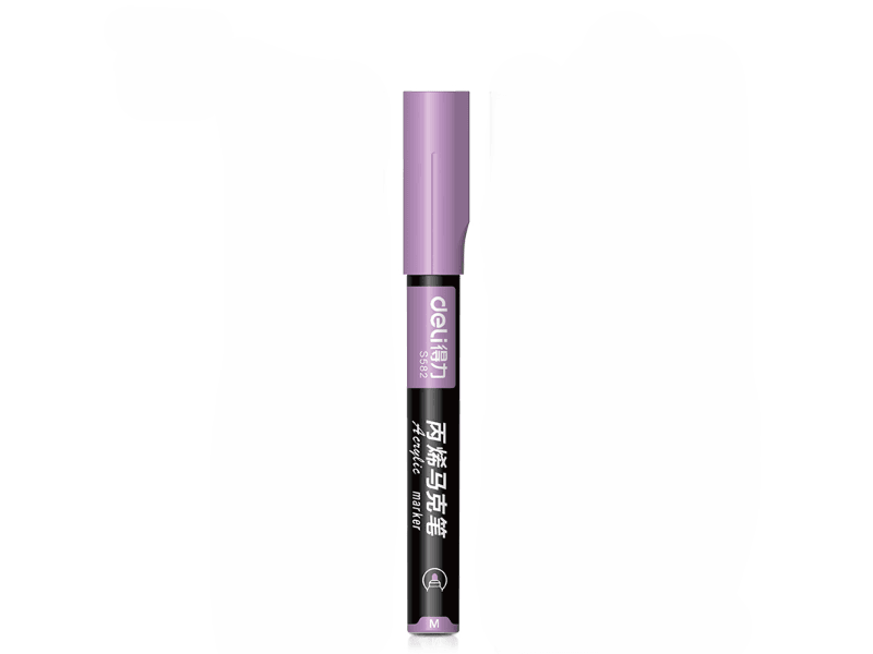 Deli Akrilni marker S584 V07, Pastel ljubičasti