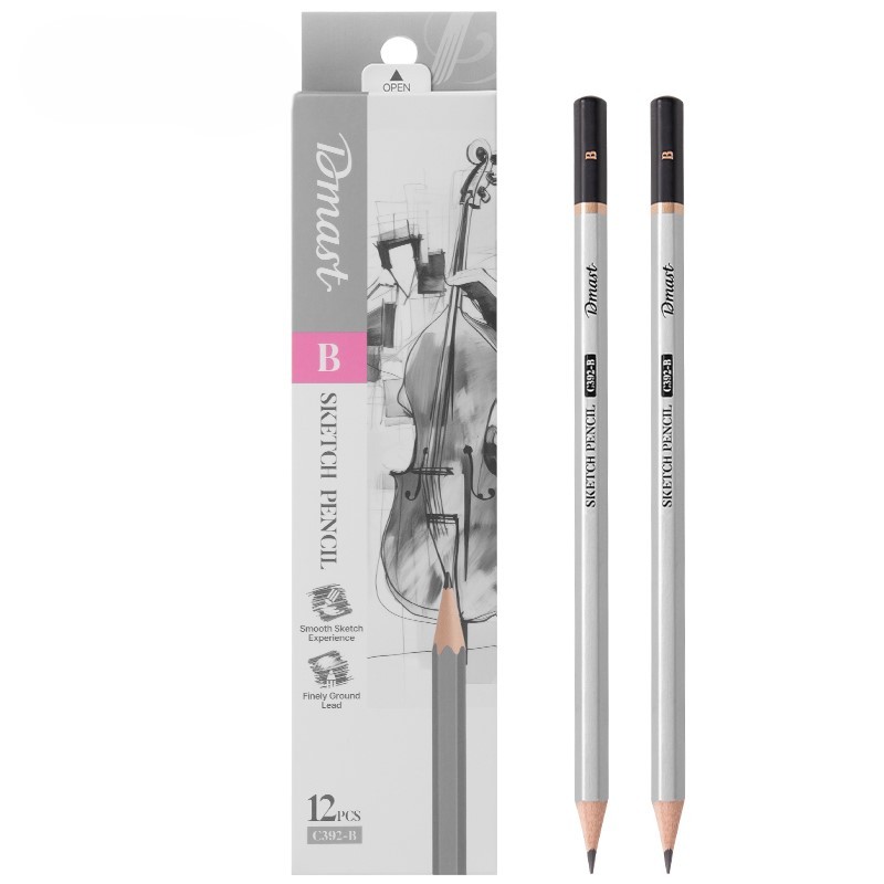 Dmast Set grafitnih olovaka za skiciranje B EC392-B, 12 komada