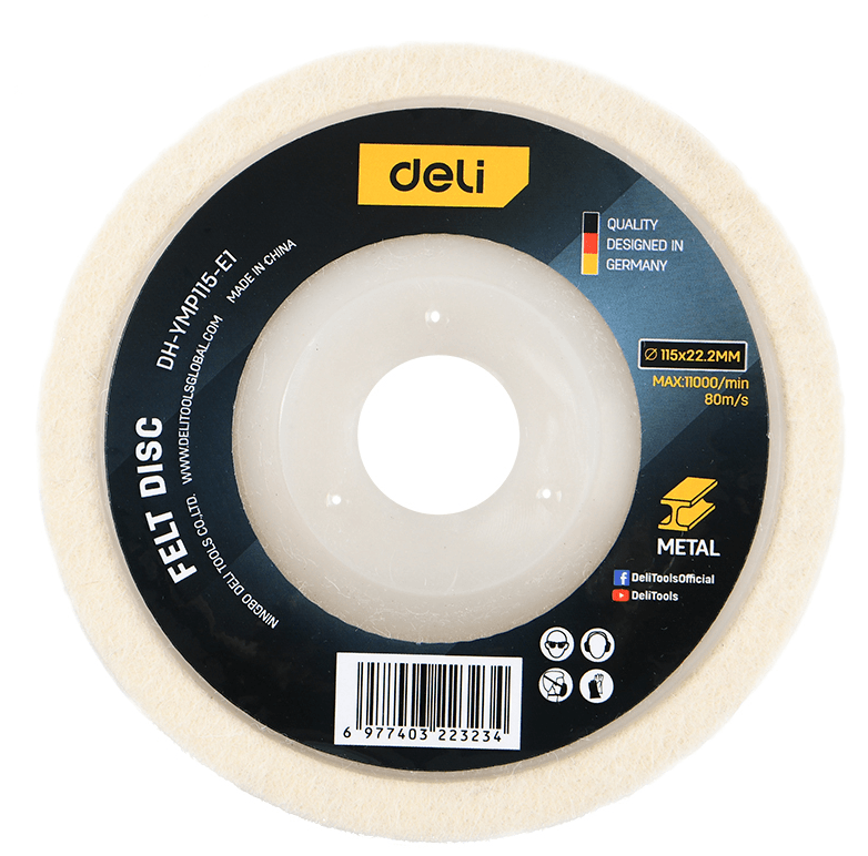 DELI ALATI Disk za poliranje EDH-YMP115-E1, 115mm