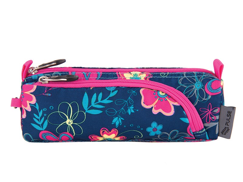 PULSE Pernica za devojčice TEENS CUTE FLOWERS 121837 tamnoplavo-roze