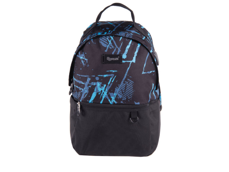 PULSE Školski ranac za dečake CLOUD BLUE SHADOW crno-plavi
