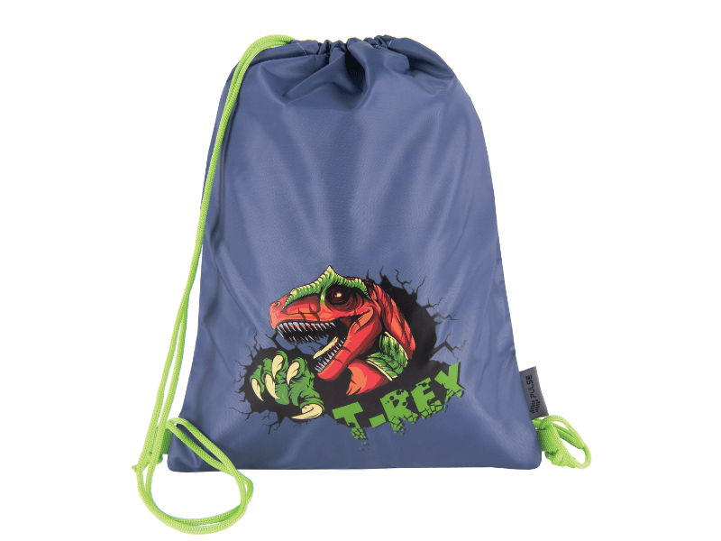 PULSE Torba za fizičko za dečake DINOSAUR tamnoplava