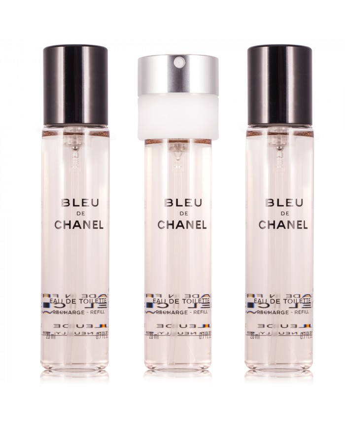 Chanel Muška toaletna voda Bleu de, EDT, 3 X 20ml
