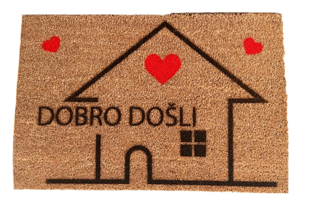 Otirač Dobro došli, 40x60cm