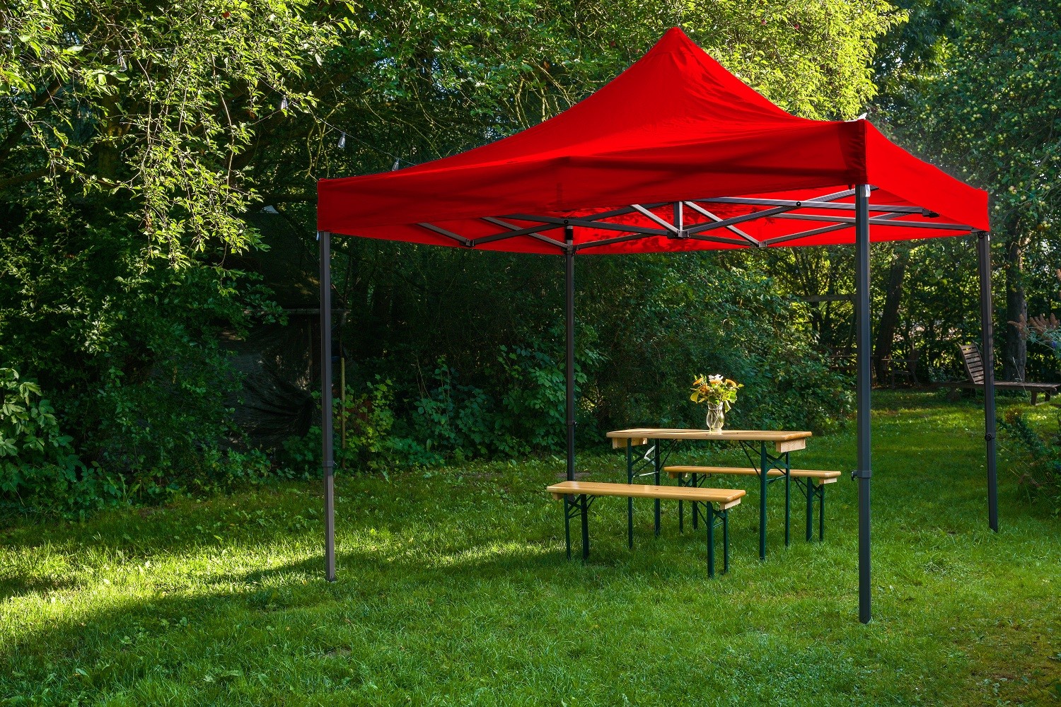 Paviljon, Sklopivi 3x6m, Crveni