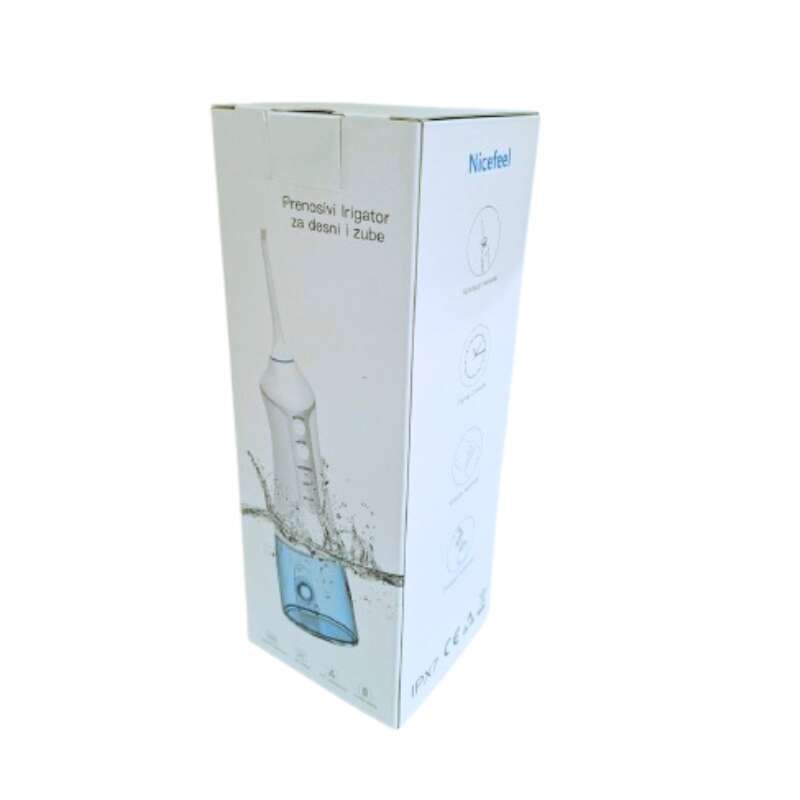 SAVACOOP Nicefeel prenosivi Irigator za desni i zube, Belo-plavi