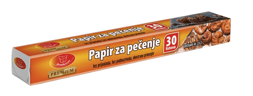 Domaćinski Papir za pečenje, 30 listova, Beli