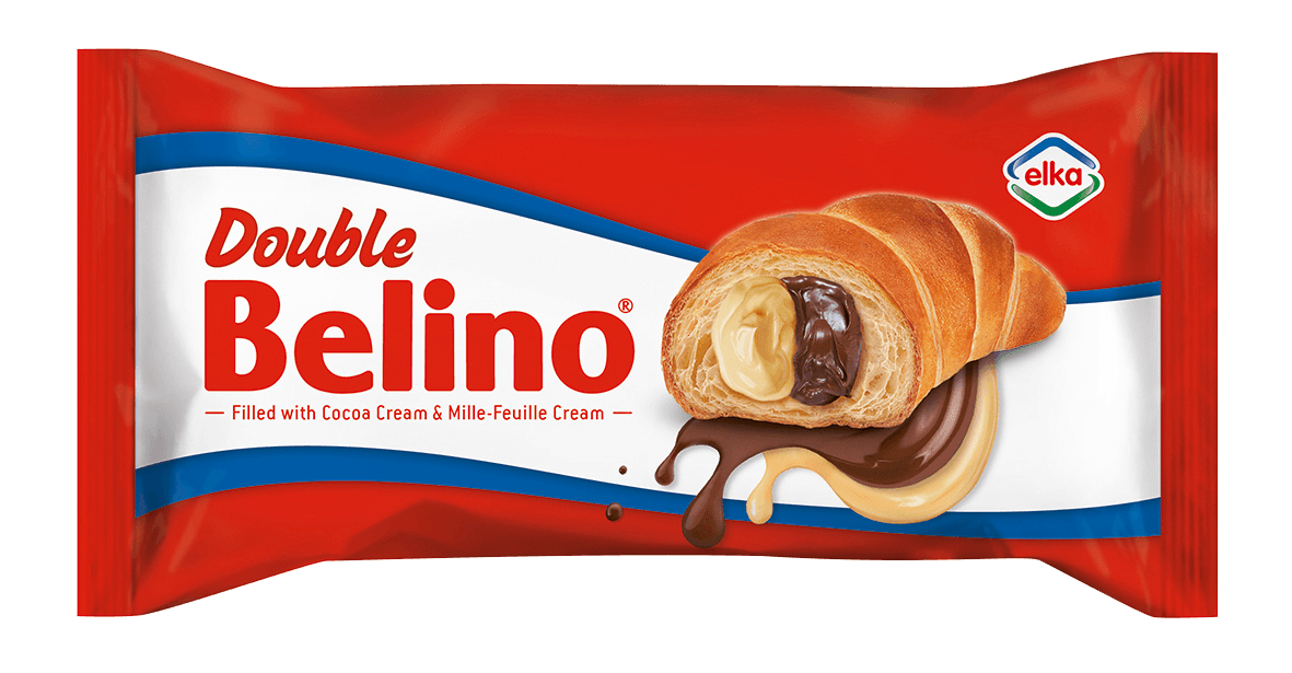 Belino Double Kroasan, Kakao i Vanila, 80g