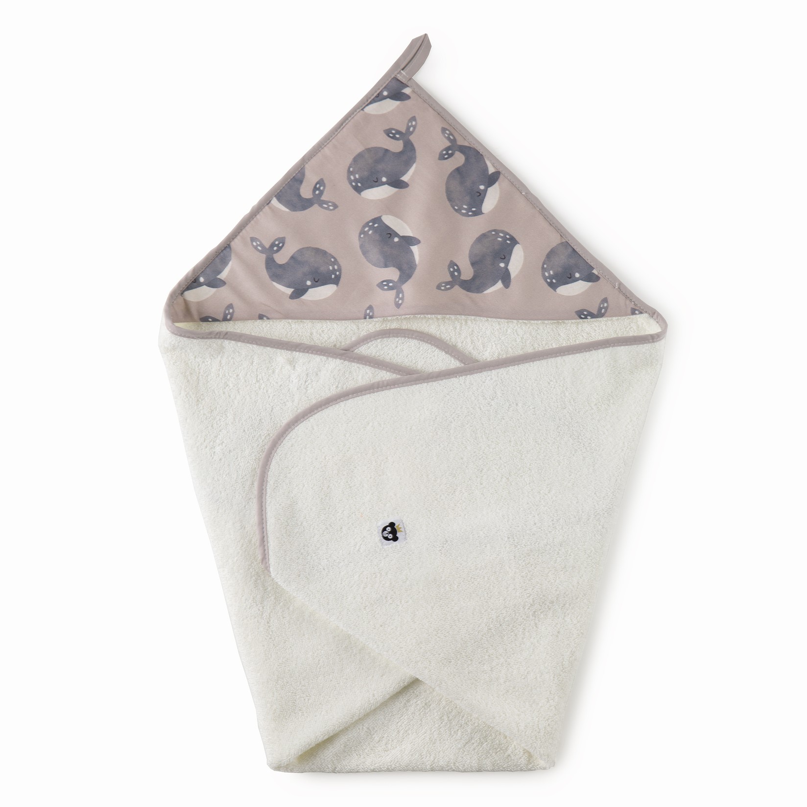 ELO. Peškir sa kapuljačom Migaloo, 80x80 cm, Bež