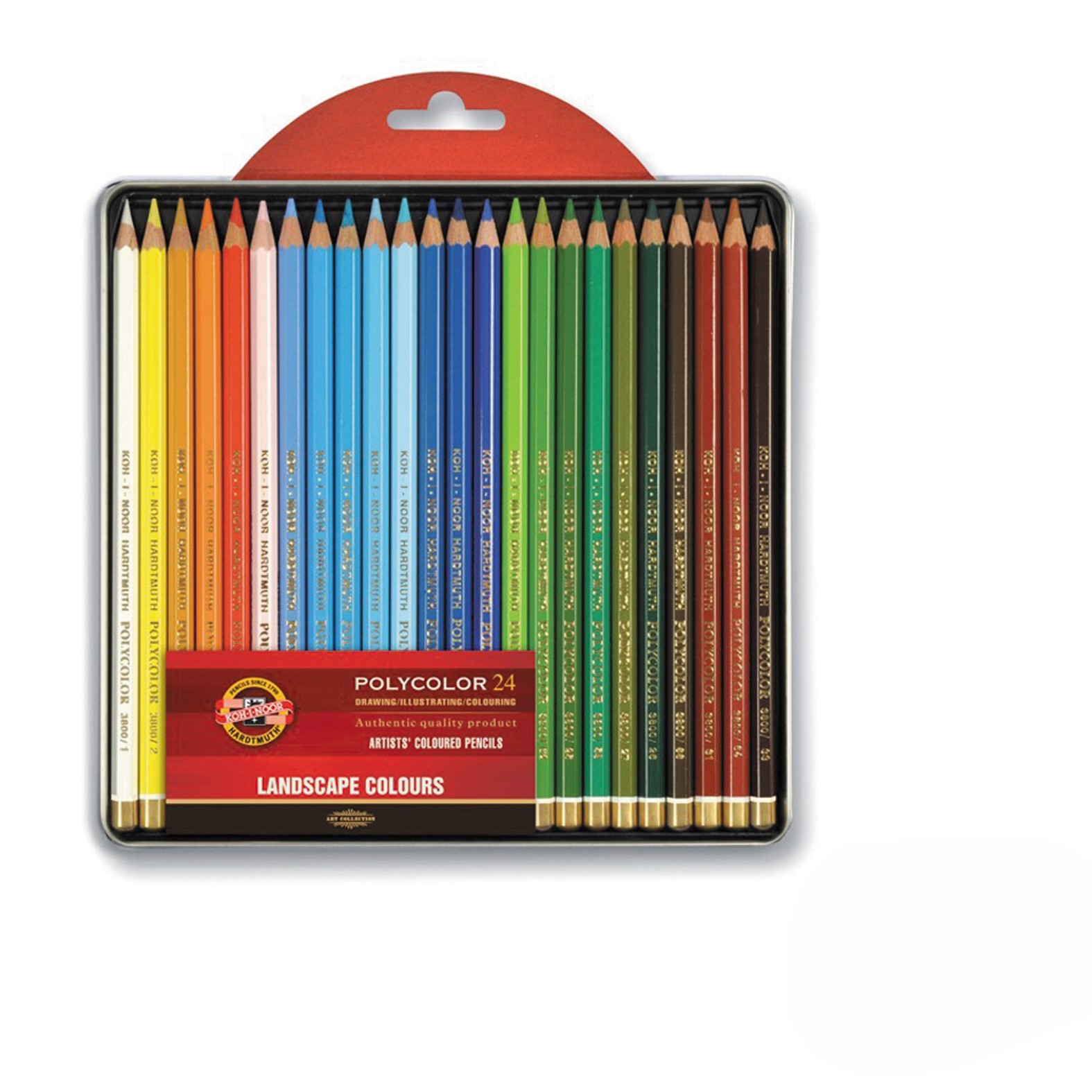 Koh-I-Noor Set drvenih bojica Polycolor Portrait 3824, 24 komada