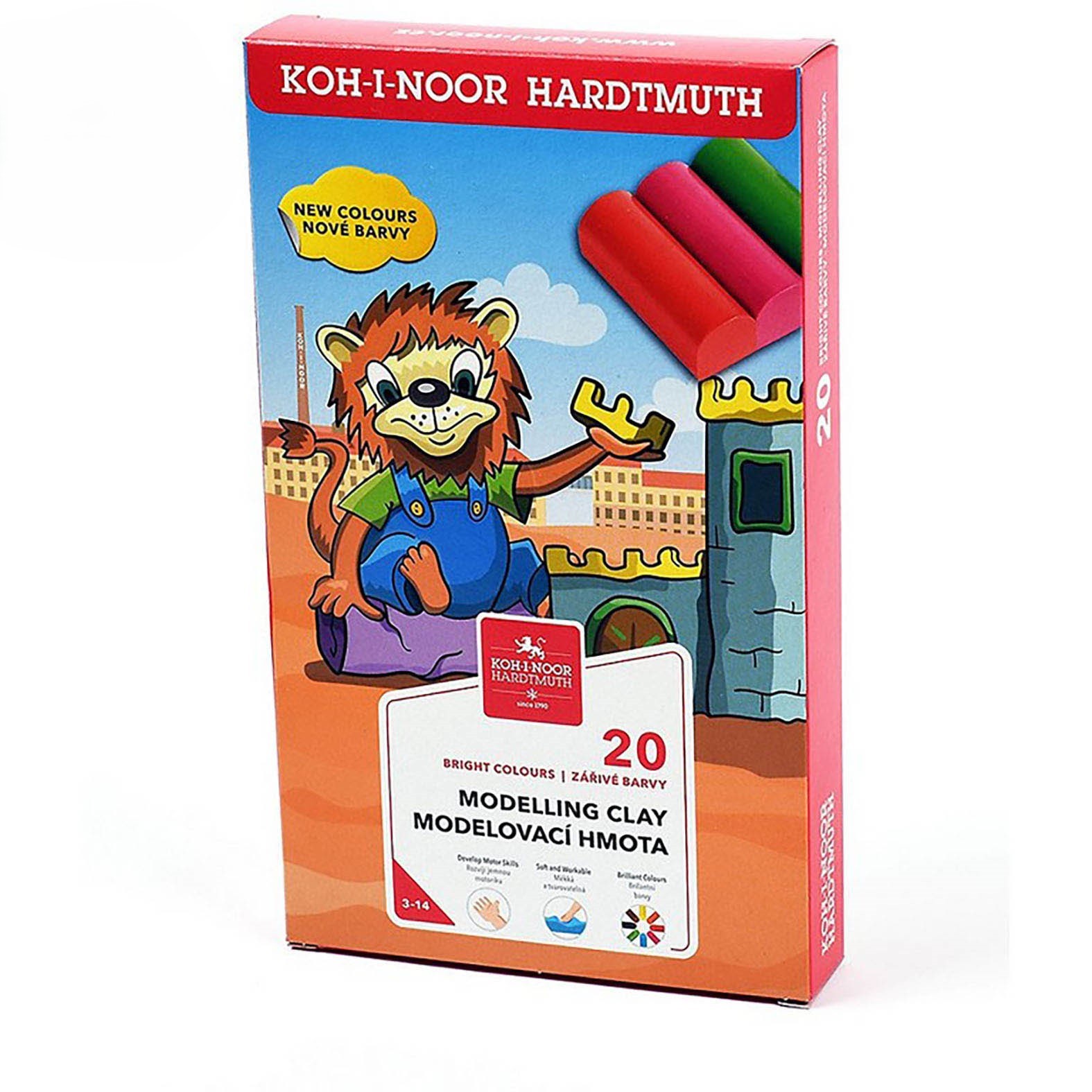 Koh-I-Noor Set plastelina 1315S2001, 200g, 20 komada