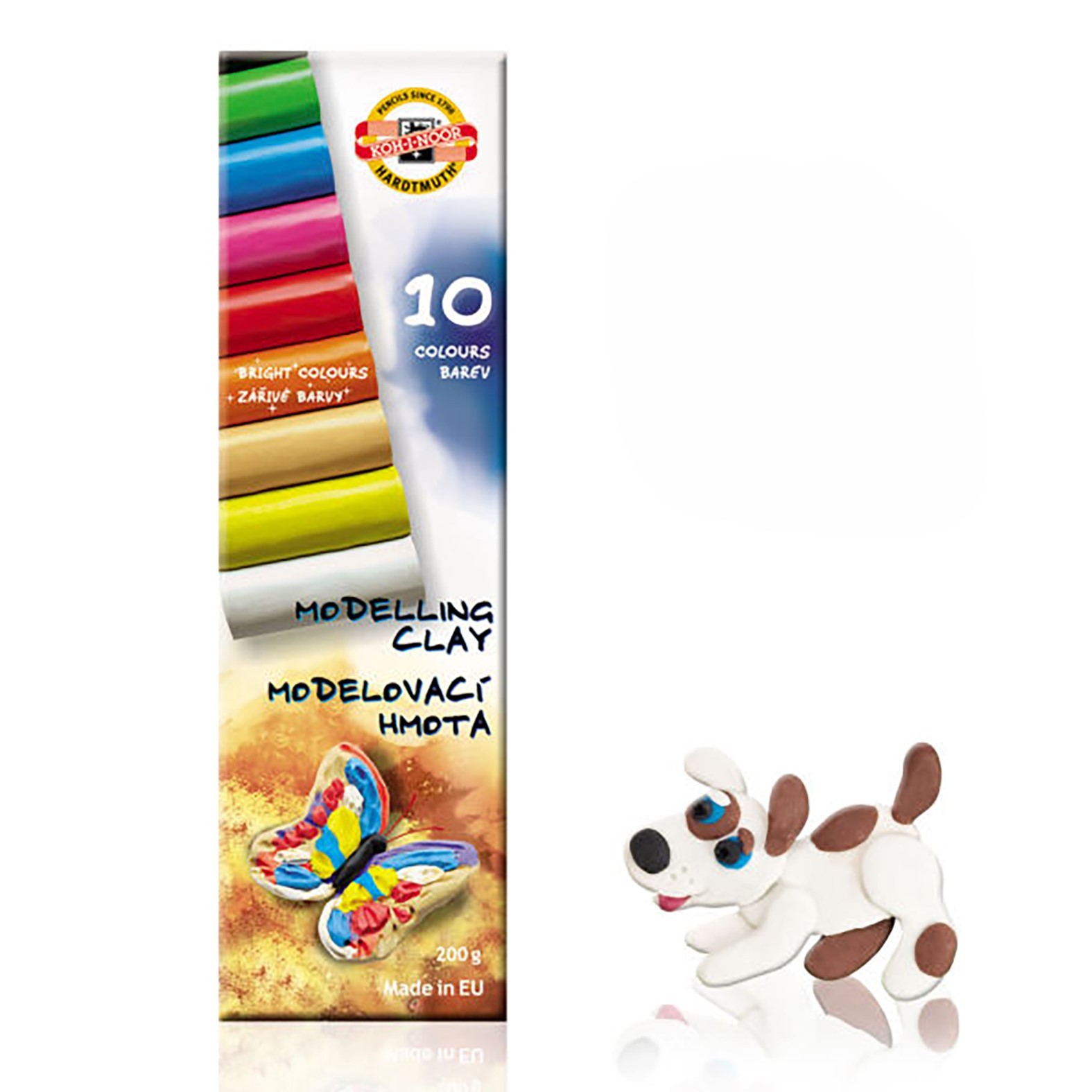 Koh-I-Noor Set plastelina 131710, 200g, 10 komada