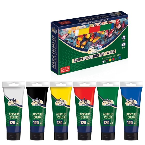 Artline Akrilne boje set ART075, 6x120ml