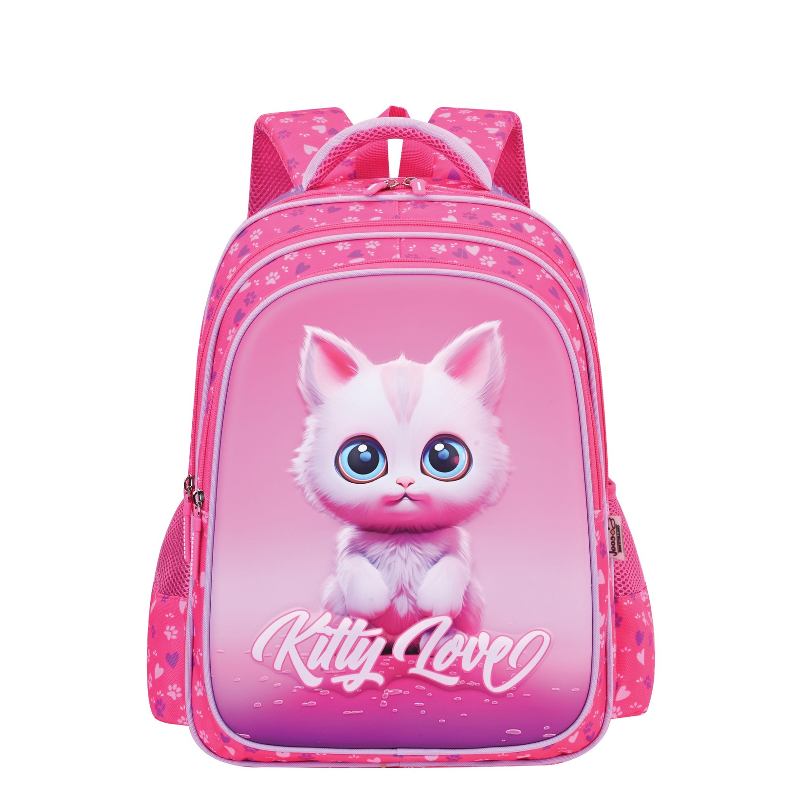 S-Cool Ranac sa ojačanim leđima 3D Eva Kitty love SC2993, 42x30x22cm, Roze