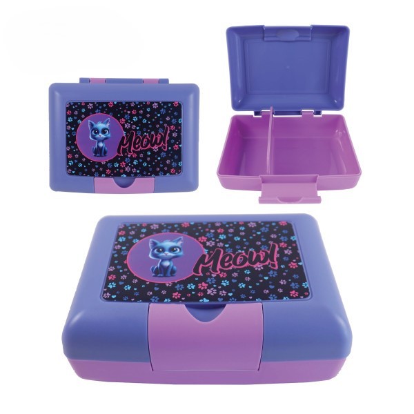 S-Cool Kutija za užinu za decu SC3110, 17.5x13.6cm, 900ml, Ljubičasta