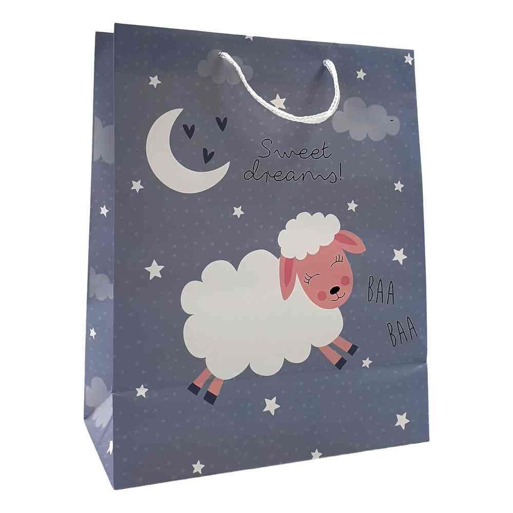 EUREKA Ukrasna kesa Large Sweet dreams sheep 26x32x12 cm