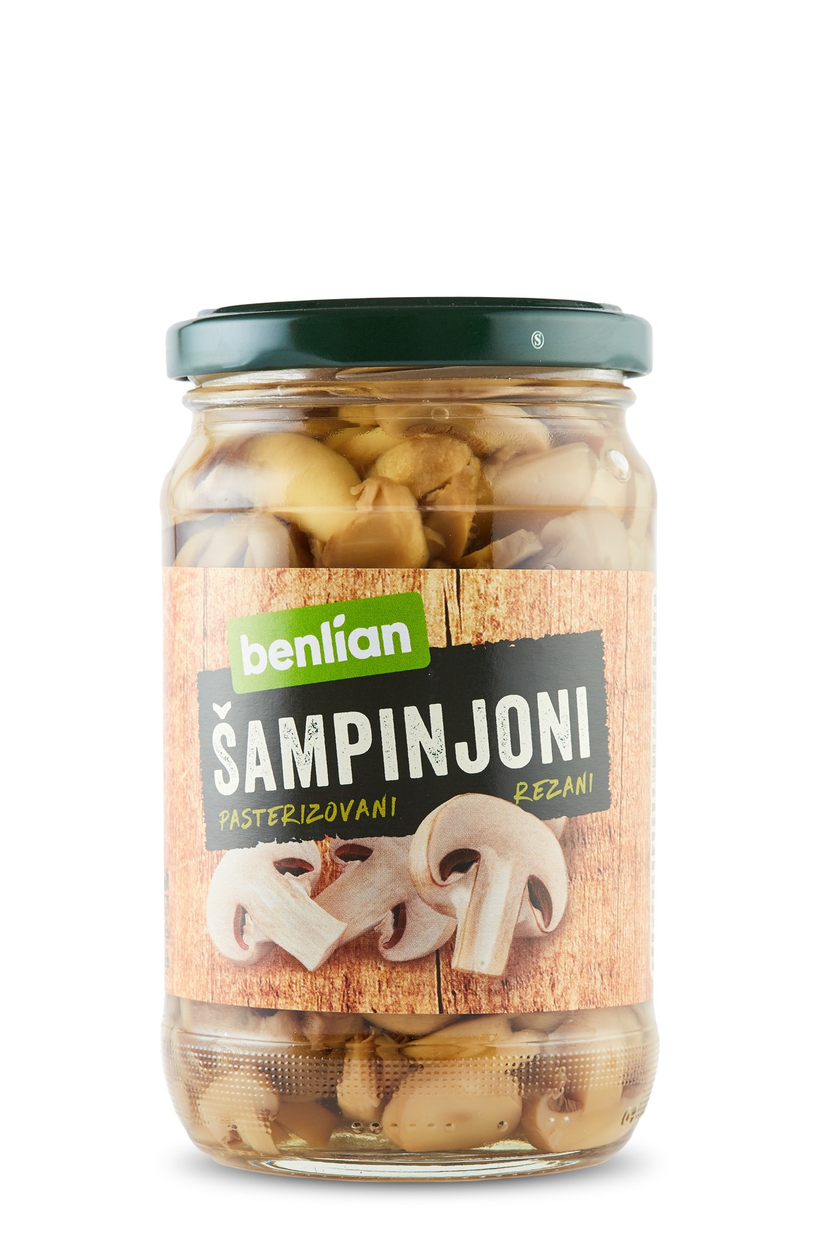 Benlian Foods Šampinjoni, Rezani, 340g