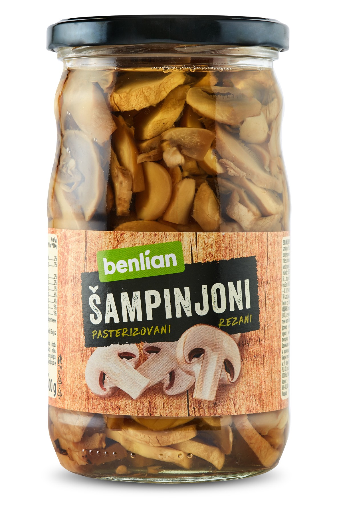 Benlian Foods Šampinjoni, Rezani, 690g