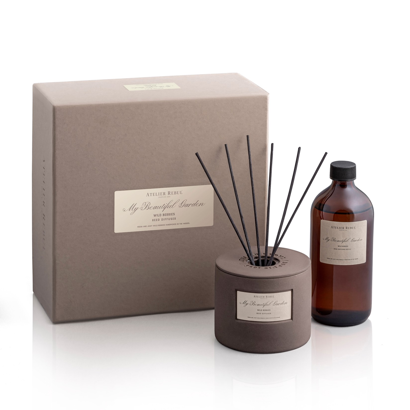 Atelier Rebul Set difuzera MBG Šumsko voće, 450 ml